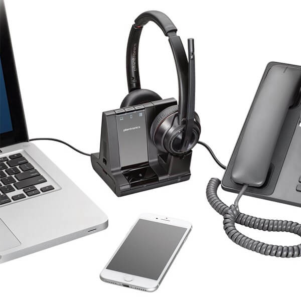 Plantronics Savi 8220-MS Cordless Headset | Headset Store